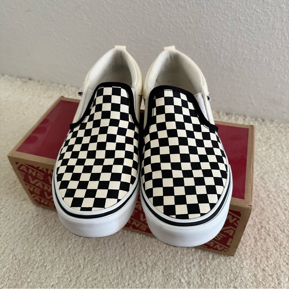 Vans Shoes - Vans Checkered Slip Ons